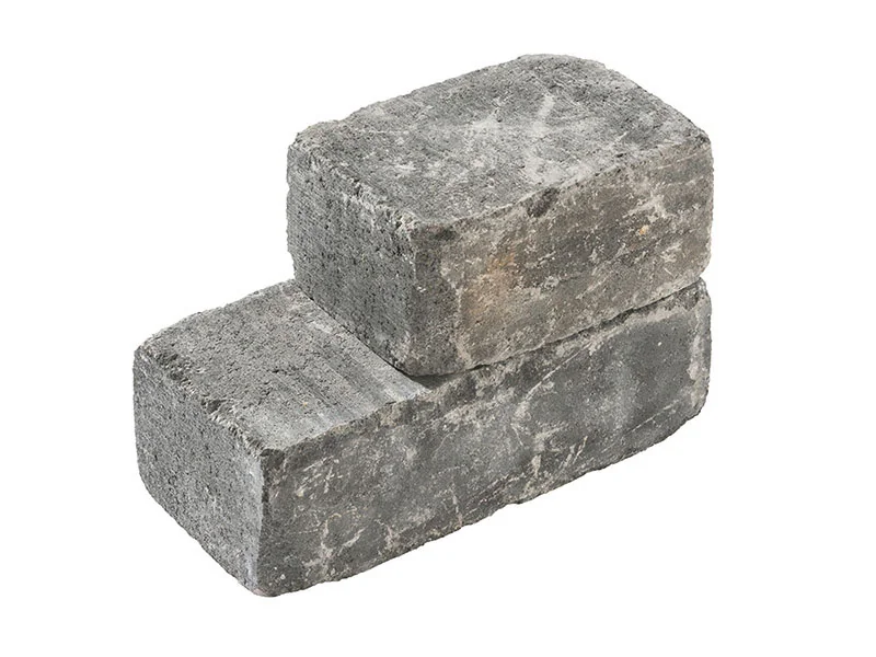 Diephaus Antik gekollert Basalt - Pflasterstein